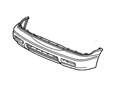 Honda 04711-SV4-A90ZZ Face, Front Bumper (Dot)