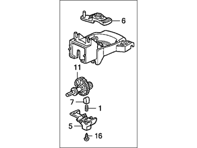 Honda 79510-SM1-A10 Control, Temperature