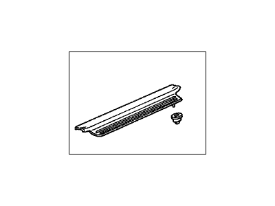 Honda 84201-SV4-A00ZB Garnish, R. FR. Side *NH178L* (EXCEL CHARCOAL)