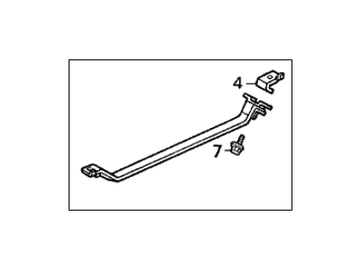 Honda 17522-SV1-L00 Band Assembly, Driver Side Fuel Tank Mounting