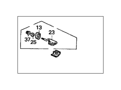 Honda 18280-SY8-A00 Stay Assy., Exhuast