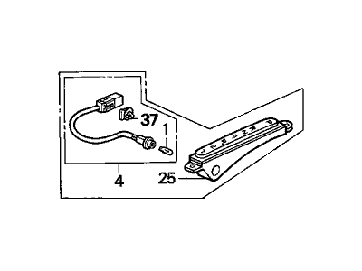 1992 Honda Prelude Shift Indicator - 54210-SS0-A81