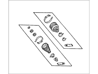 Honda 44018-SA0-A00 Cv Boot Set, Outboard