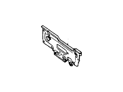 Honda 66845-692-672 Plate, Instrument Panel Back