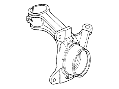 Honda 51216-692-000 Knuckle, Driver Side