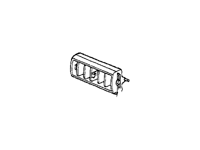 Honda 64490-693-020ZA Outlet Assy., FResh *NH1L* (BLACK)