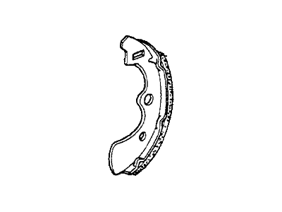 Honda Prelude Parking Brake Shoe - 43154-SA0-901