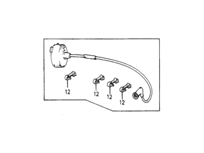 Honda Prelude Spark Plug Wire - 32723-PB3-691