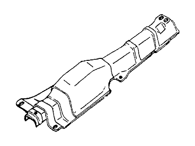 Honda 72201-692-690 Plate, Floor Heat Baffle