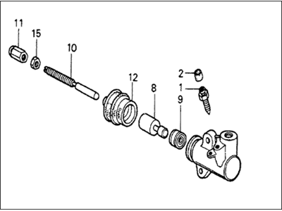 Honda 46930-671-013 Cylinder Assembly, Clutch Slave