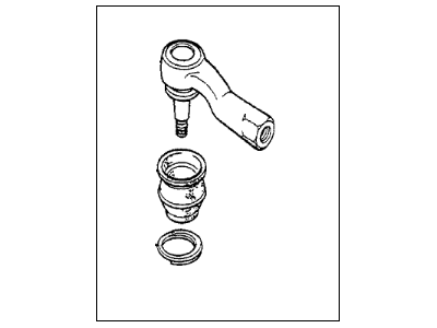 1974 Honda Civic Tie Rod End - 53540-SB2-003