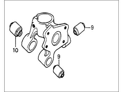 Honda 52210-692-010 Carrier, Right Rear Hub