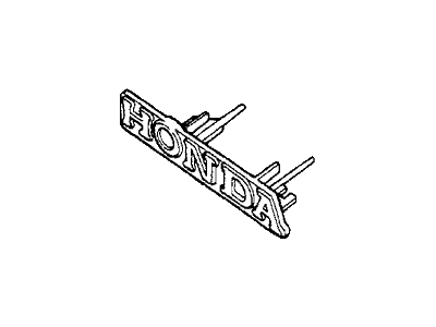 Honda 87102-692-670 Emblem, Front Grille