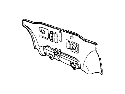 Honda 60660-692-674ZZ Dashboard (Lower)