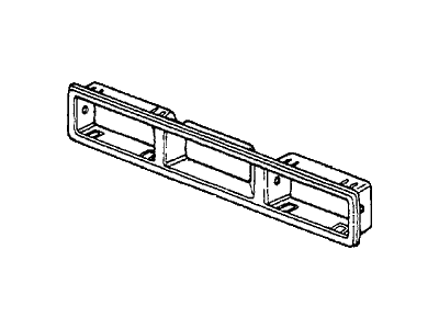 Honda 64471-692-661ZB Panel, FResh Air Center *R30L* (TENDER RED)