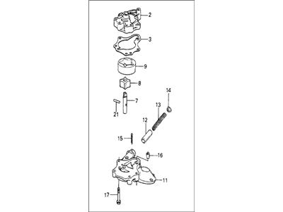 Honda Prelude Oil Pump - 15100-PC1-000