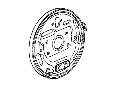 Honda 43110-692-003 Plate, Right Rear Brake Backing