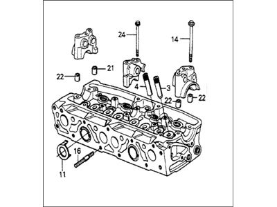 1980 Honda Prelude Cylinder Head - 12010-689-010