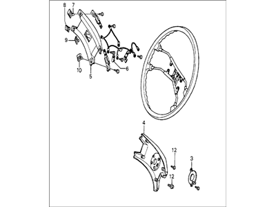 1982 Honda Prelude Steering Wheel - 53110-692-024ZA