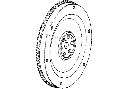 1982 Honda Accord Flywheel - 22100-PC2-680