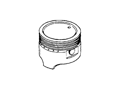 Honda 13102-PC2-000 Piston (Over Size) (0.25)