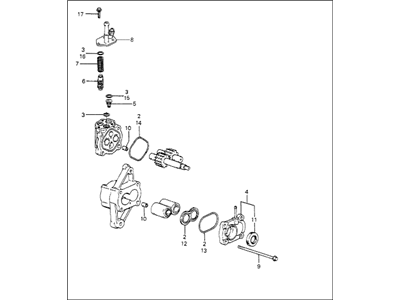 Honda 56110-PB1-020 Pump Sub-Assembly, Power Steering