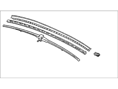 1980 Honda Accord Wiper Blade - 38472-671-003