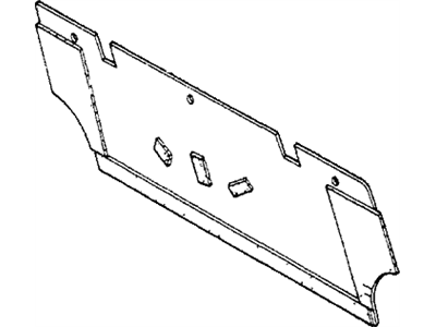 Honda 74822-692-000 Insulator, RR. Bulkhead Cover