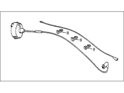 Honda 32723-692-660 Wire, Ignition Center