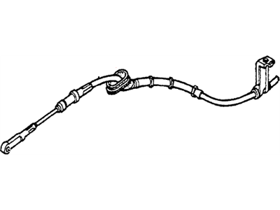 1979 Honda Prelude Parking Brake Cable - 47510-692-003