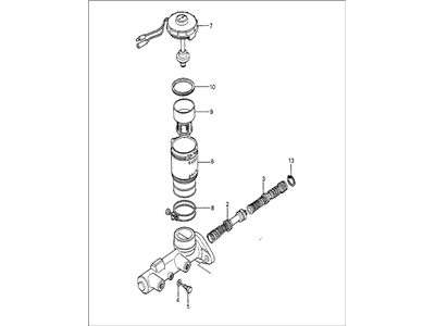 Honda 46100-692-602 Master Cylinder Assembly