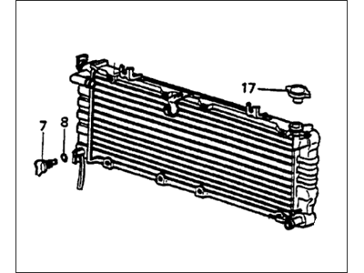 Honda 19010-692-904 Radiator