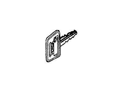 Honda 35112-671-315 Key, Ignition (Type2)