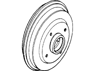 Honda Prelude Brake Drum - 42610-692-020