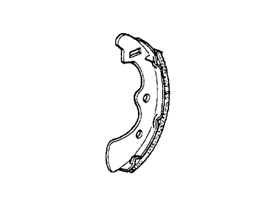 1980 Honda Prelude Brake Shoe Set - 43153-SA0-671