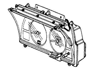 Honda 37100-692-704 Meter Assembly, Combination (Northland Silver)