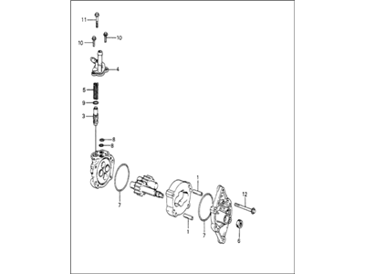 Honda 56110-PB3-660 Pump Assembly, Power Steering