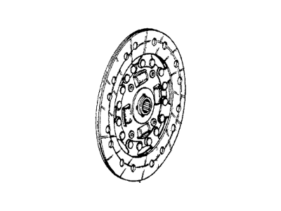 Honda Prelude Clutch Disc - 22200-689-010