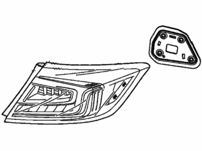Honda Clarity Electric Back Up Light - 33550-TRV-A01