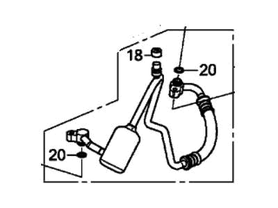 2018 Honda Clarity Electric A/C Hose - 80315-TRV-A01