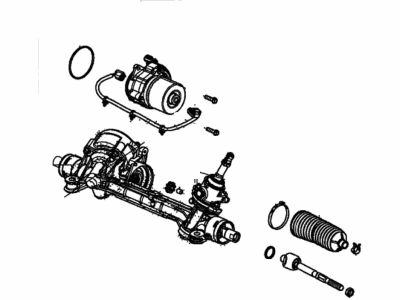 Honda Clarity Electric Rack And Pinion - 53650-TRV-F23