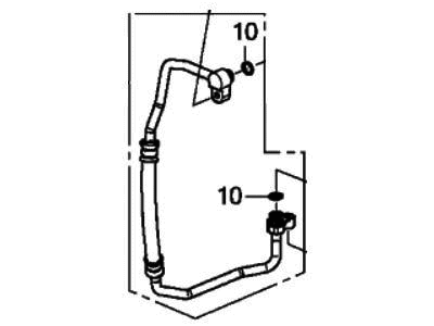 2018 Honda Clarity Electric A/C Hose - 80317-TRV-A01