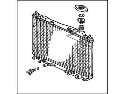 Honda 19010-PMM-A51 Radiator (Denso)