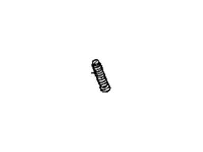 Honda 14744-PM3-000 Screw, Tappet Adjusting