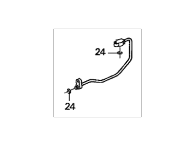 Honda 80331-S5A-003 Pipe, Condenser