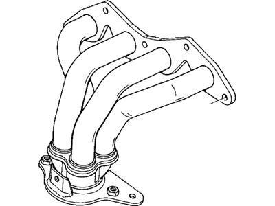 Honda 18100-PLR-000 Manifold Assembly, Exhuast