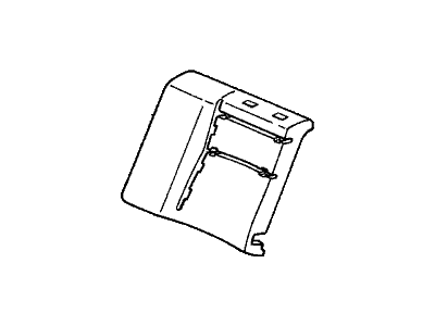 Honda 82522-S5A-A21 Pad Assy., L. RR. Seat-Back