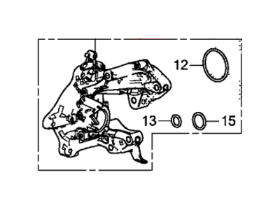 Honda 19410-5K0-A00 Passage, Water