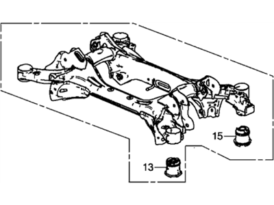 Honda Accord Rear Crossmember - 50300-T3V-A50