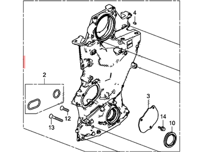 Honda Accord Oil Pump - 15100-5K0-A01